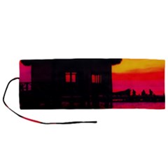 Ocean Dreaming Roll Up Canvas Pencil Holder (m)
