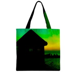 Ocean Dreaming Zipper Grocery Tote Bag by essentialimage