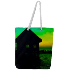 Ocean Dreaming Full Print Rope Handle Tote (large) by essentialimage