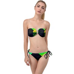 Ocean Dreaming Twist Bandeau Bikini Set by essentialimage