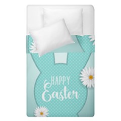 Easter Bunny Cutout Background 2402 Duvet Cover Double Side (single Size) by catchydesignhill