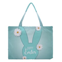 Easter Bunny Cutout Background 2402 Medium Tote Bag by catchydesignhill