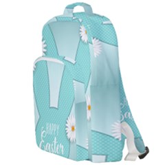 Easter Bunny Cutout Background 2402 Double Compartment Backpack by catchydesignhill