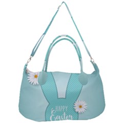 Easter Bunny Cutout Background 2402 Removal Strap Handbag by catchydesignhill