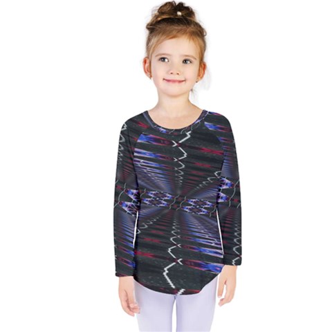 Digital Room Kids  Long Sleeve Tee by Sparkle