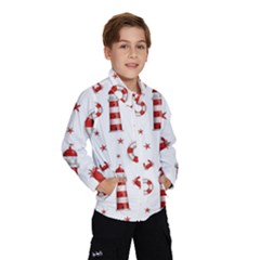 Nautical Seamless Pattern Kids  Windbreaker