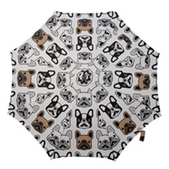 Dog French Bulldog Seamless Pattern Face Head Hook Handle Umbrellas (medium)