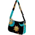 Seamless pattern with sun moon children Zip Up Shoulder Bag View2