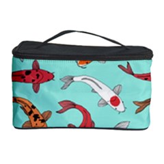 Pattern With Koi Fishes Cosmetic Storage