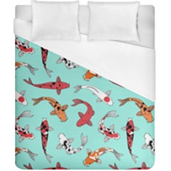 Pattern With Koi Fishes Duvet Cover (california King Size)