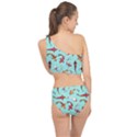 Pattern with koi fishes Spliced Up Two Piece Swimsuit View2