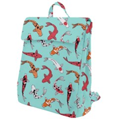 Pattern With Koi Fishes Flap Top Backpack by BangZart