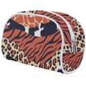 Mixed animal skin print safari textures mix leopard zebra tiger skins patterns luxury animals texture Makeup Case (Medium) View2