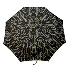 Art Deco Geometric Abstract Pattern Vector Folding Umbrellas by BangZart