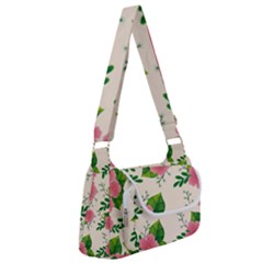 Cute Pink Flowers With Leaves-pattern Multipack Bag by BangZart