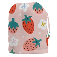 Strawberry Seamless Pattern Drawstring Pouch (3xl) by BangZart