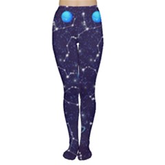 Realistic Night Sky Poster With Constellations Tights