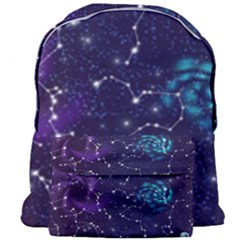 Realistic Night Sky Poster With Constellations Giant Full Print Backpack