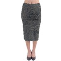 Damask seamless pattern Midi Pencil Skirt View1