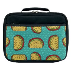 Taco Drawing Background Mexican Fast Food Pattern Lunch Bag