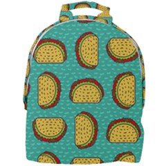 Taco Drawing Background Mexican Fast Food Pattern Mini Full Print Backpack by BangZart