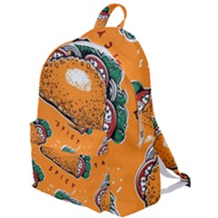 Seamless Pattern With Taco The Plain Backpack by BangZart
