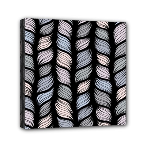 Seamless Pattern With Interweaving Braids Mini Canvas 6  X 6  (stretched)