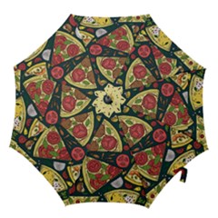 Vector Seamless Pizza Slice Pattern Hand Drawn Pizza Illustration Great Background Hook Handle Umbrellas (medium)