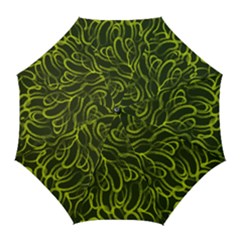 Green abstract stippled repetitive fashion seamless pattern Golf Umbrellas