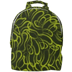 Green Abstract Stippled Repetitive Fashion Seamless Pattern Mini Full Print Backpack