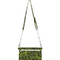 Green abstract stippled repetitive fashion seamless pattern Mini Crossbody Handbag View2