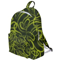 Green abstract stippled repetitive fashion seamless pattern The Plain Backpack