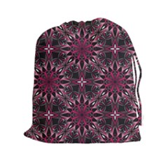 Seamless Pattern With Flowers Oriental Style Mandala Drawstring Pouch (2xl)