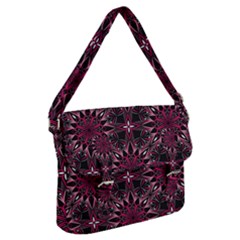 Seamless Pattern With Flowers Oriental Style Mandala Buckle Messenger Bag by BangZart