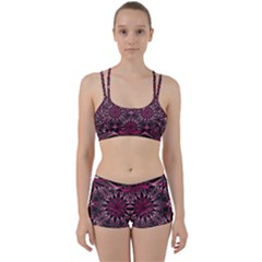 Seamless Pattern With Flowers Oriental Style Mandala Perfect Fit Gym Set