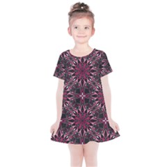 Seamless Pattern With Flowers Oriental Style Mandala Kids  Simple Cotton Dress