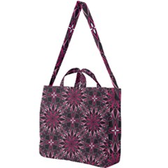Seamless Pattern With Flowers Oriental Style Mandala Square Shoulder Tote Bag by BangZart