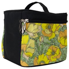 Seamless Pattern With Graphic Spring Flowers Make Up Travel Bag (big)