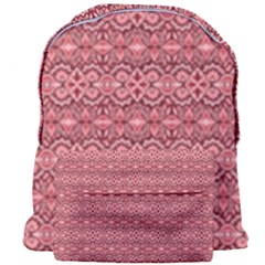 Pink Art With Abstract Seamless Flaming Pattern Giant Full Print Backpack