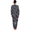 Linear Black And White Ethnic Print OnePiece Jumpsuit (Ladies)  View2