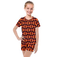 Rby-189 Kids  Mesh Tee and Shorts Set