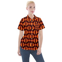 Rby-189 Women s Short Sleeve Pocket Shirt