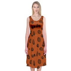 Cheetah Midi Sleeveless Dress