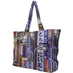 Shinjuku District Urban Night Scene, Tokyo Japan Simple Shoulder Bag by dflcprintsclothing