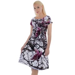 Saucer Magnolia Tree Classic Short Sleeve Dress