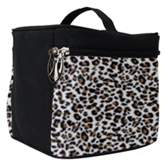 Leopard Spots Pattern, Geometric Dots, Animal Fur Print Make Up Travel Bag (small) by Casemiro