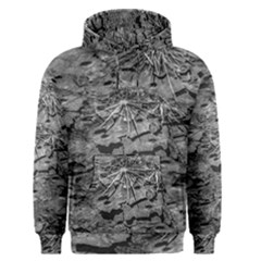 Black And White Texture Print Men s Core Hoodie by dflcprintsclothing