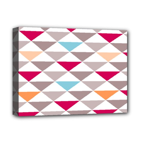 Zappwaits Triangle Deluxe Canvas 16  X 12  (stretched)  by zappwaits
