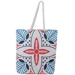 Motif Full Print Rope Handle Tote (large) by Sobalvarro