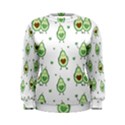 Cute seamless pattern with avocado lovers Women s Sweatshirt View1